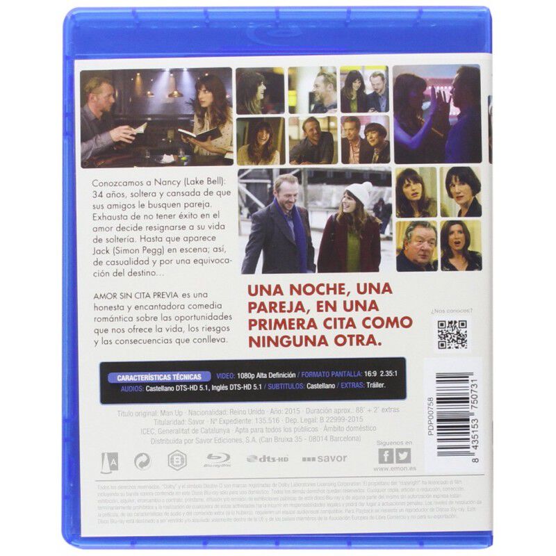Amor Sin Cita Previa [Blu-ray] (2015) Man Up image number null