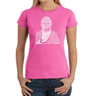 Camiseta Word Art Para Mujer - Buda- Rosa
