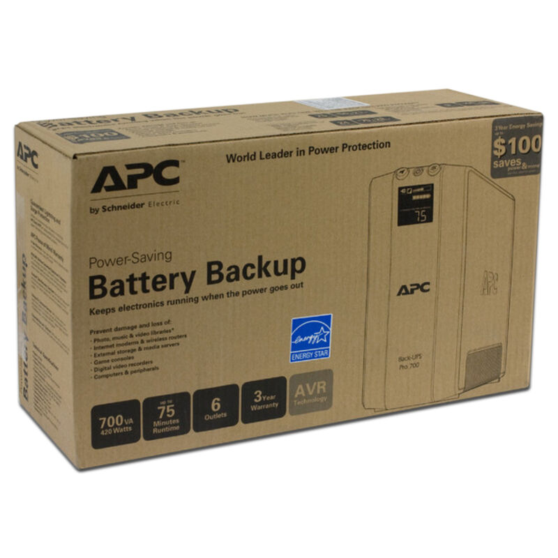 UPS Pro APC BR700G de 700VA/420W image number null