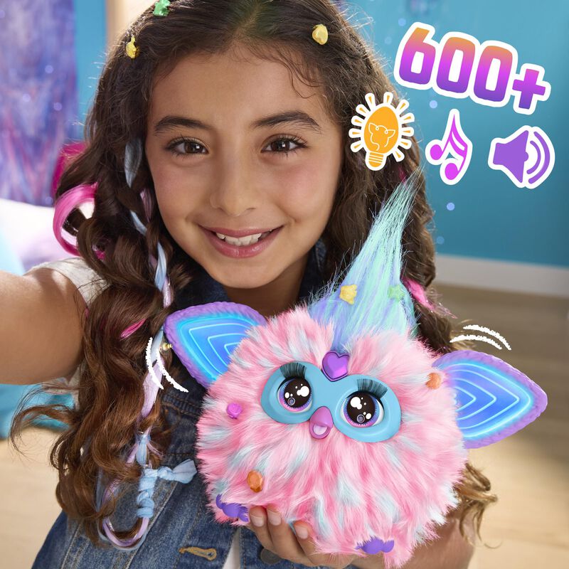 Peluche Interactivo Furby Cotton Candy Con 15 A... image number null