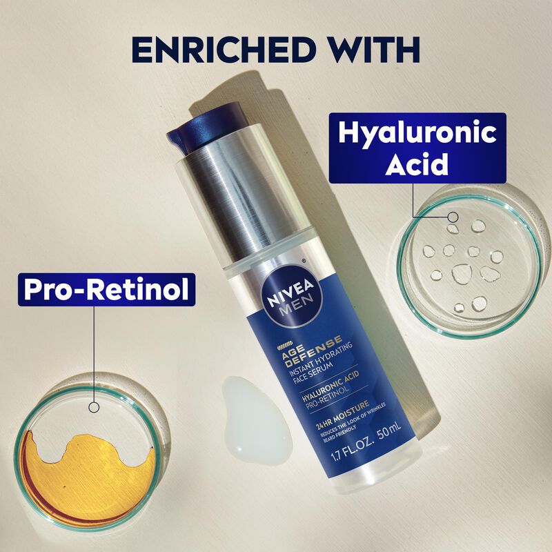 S&eacute;rum Facial Nivea Men Age Defense Instant Hydr... image number null
