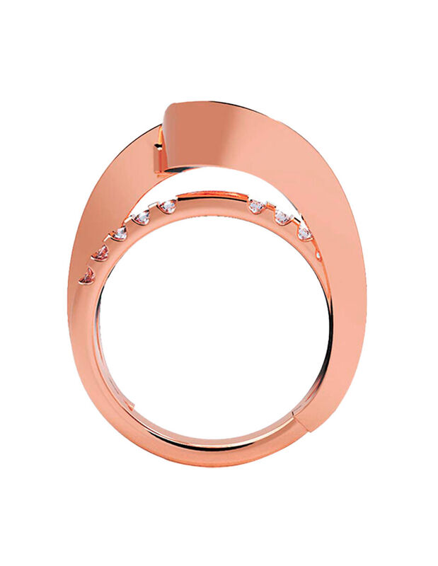 Anillo de Compromiso de 14K con Diamante de Lab... image number null