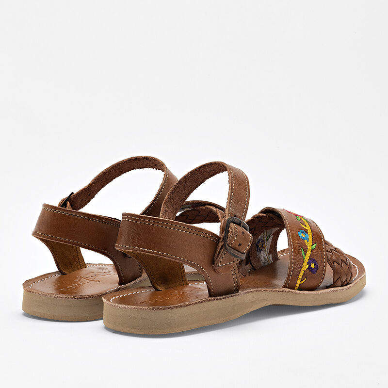 Mora Tierra Sandalia para mujer camel image number null