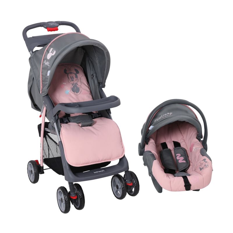 Carriola Para Bebe Disney Minnie Con Portabebé ... image number null