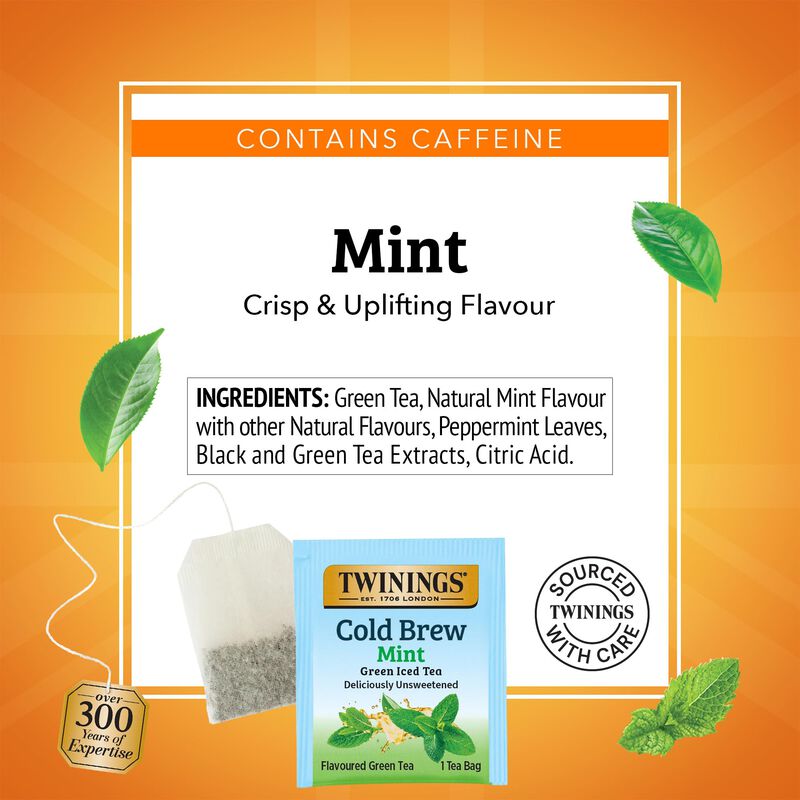 T&eacute; Verde Con Menta Twinings Cold Brew 20 Bolsit... image number null