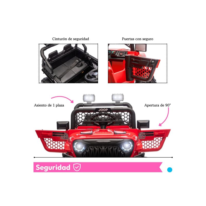 Carro El&eacute;ctrico Montable 12v Doble Motor Contro... image number null