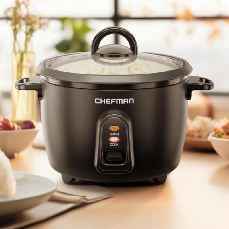 Arrocera El&eacute;ctrica Chefman 10 Tazas Negra Rj34-... image number null