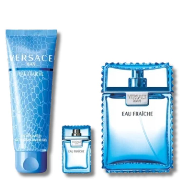 Set De Perfume Versace Man Eau Fraiche Para Hom... image number null