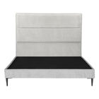 Cabecera Matrimonial  Dicasa Ibiza Con Base Cama Slim Gris