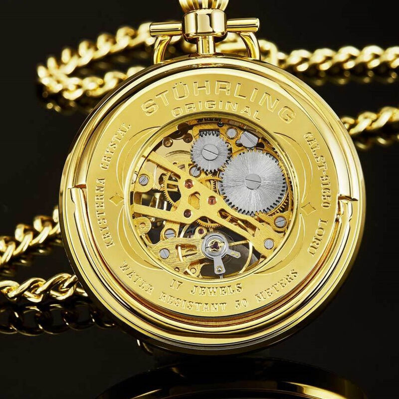 Reloj Stuhrling de bolsillo para hombre 6053.33... image number null
