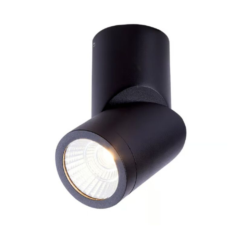 L&aacute;mpara Spot Sobreponer Interior Negro 6.5w Luz... image number null