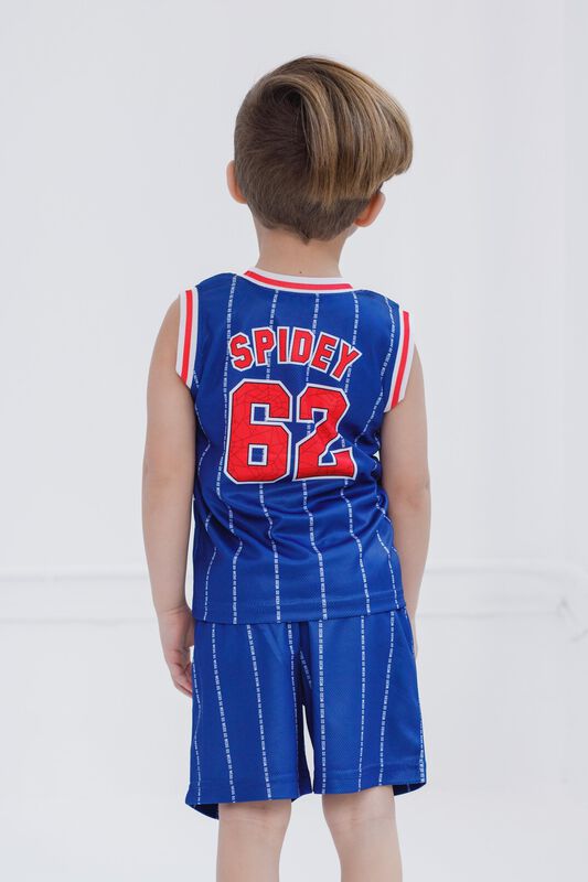 Conjunto Marvel Azul  (camiseta Y Shorts) Talla... image number null