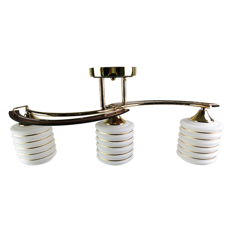 L&aacute;mpara  de Techo Agabia Cromo Mil Luces image number null