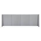 Cabecera King Size Dicasa Milan Gris Claro