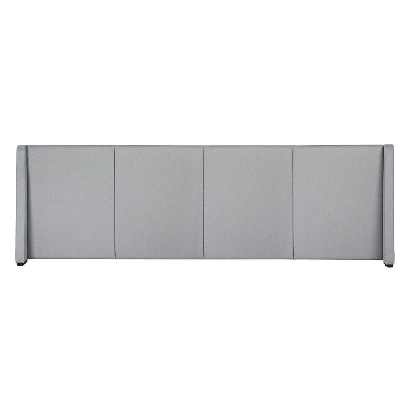 Cabecera King Size Dicasa Milan Gris Claro image number null