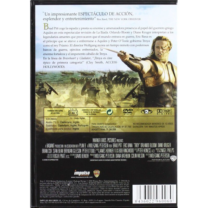 Troya [dvd] image number null