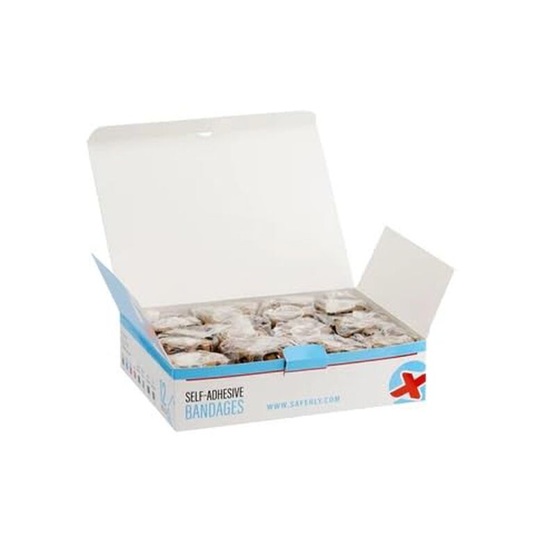 Vendajes Cohesivos Saferly 5 Yd X 5 Cm (paquete... image number null