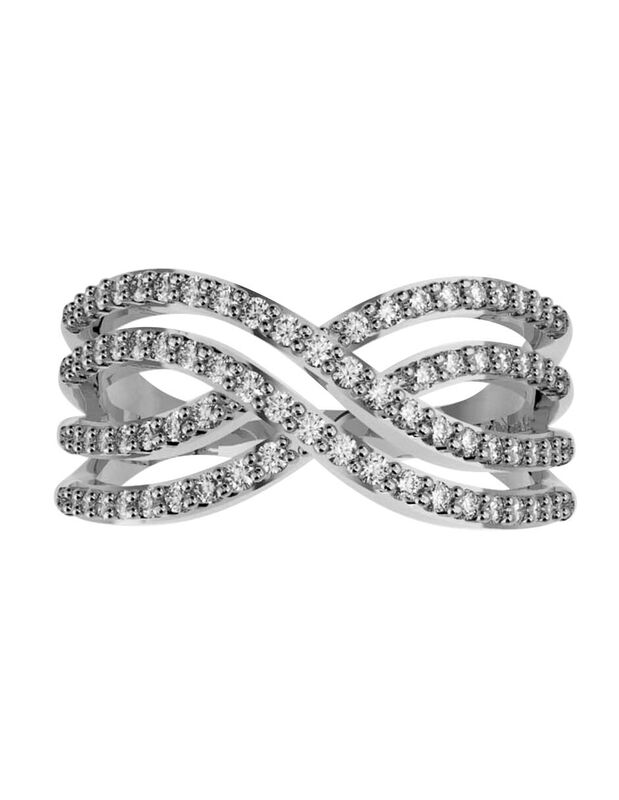 Anillo de Compromiso en Oro de 10K con Circonia... image number null