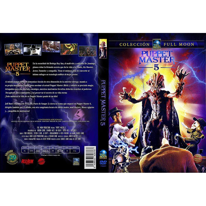 Puppet Master 5: Cap&iacute;tulo Final Dvd 1994 Puppet... image number null