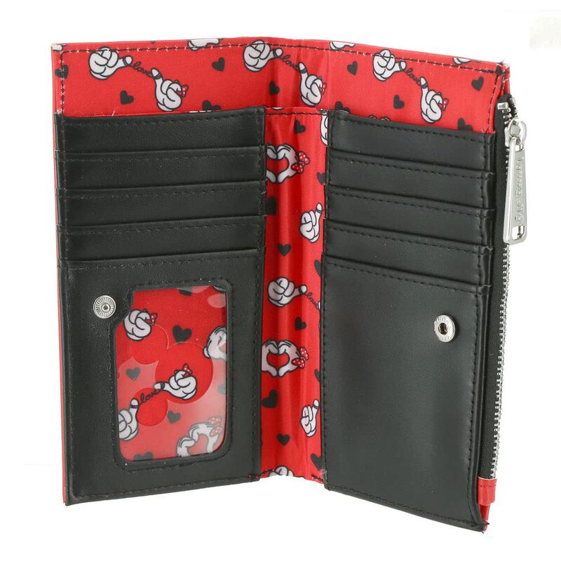 Wallet Loungefly Disney Mickey Y Minnie Valenti... image number null