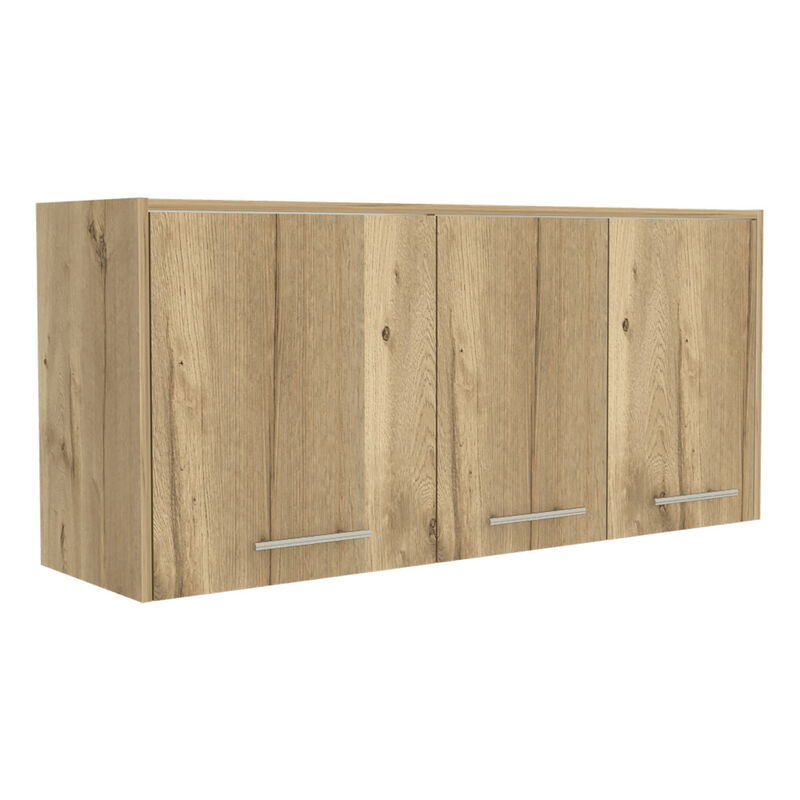 Gabinete Superior Petra Caf&eacute; Claro Y Blanco  Vi... image number null