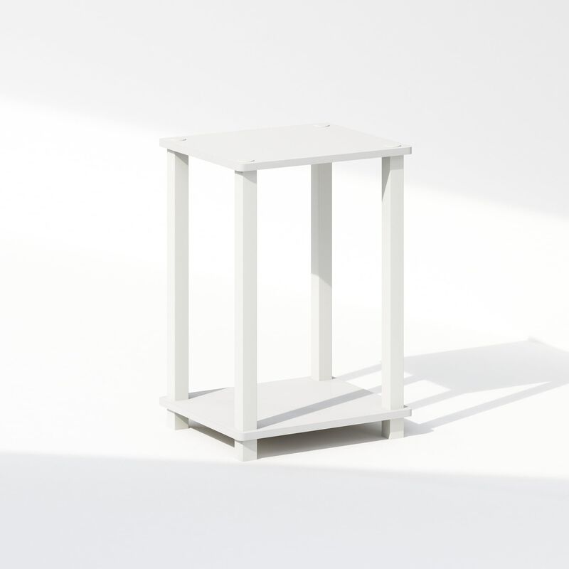 Mesita De Noche Furinno Simplistic Compact Blan... image number null