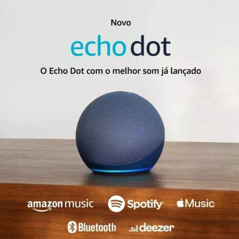 Echo Dot Asistente de Voz 5ta Gen Alexa Azul image number null