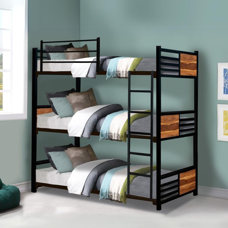 Litera Corso Triple Color Negro Parota Base Ind... image number null