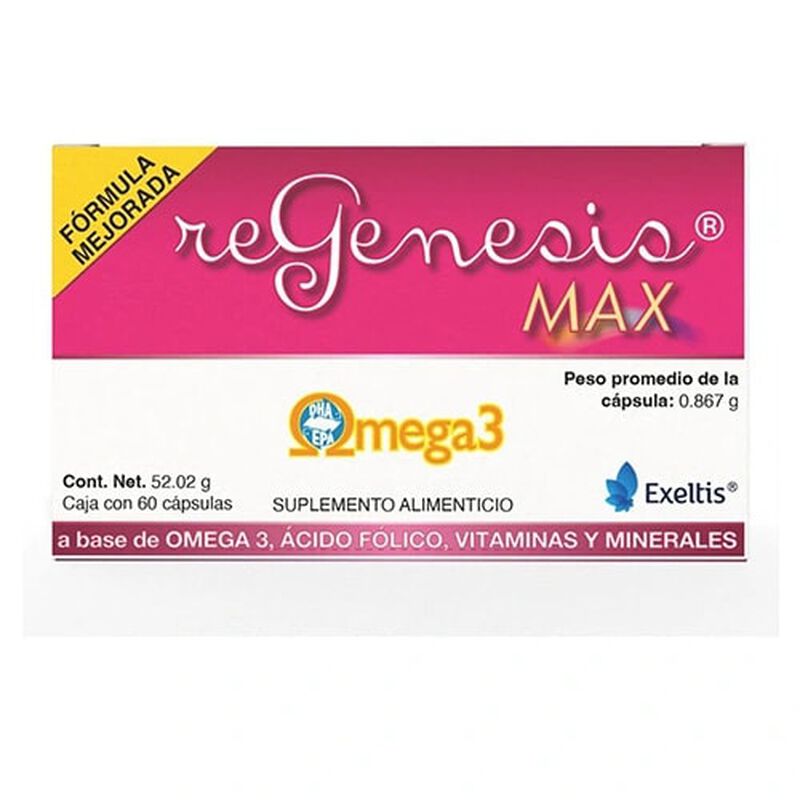 REGENESIS MAX C&Aacute;PSULAS C60 image number null
