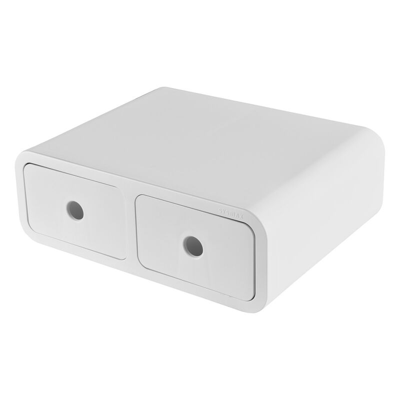 Organizador De Escritorio Multiusos Blanco  Sop... image number null