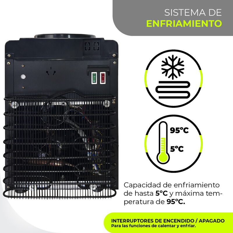 Minato Dispensador De Agua Fría/Caliente 3 Grif... image number null