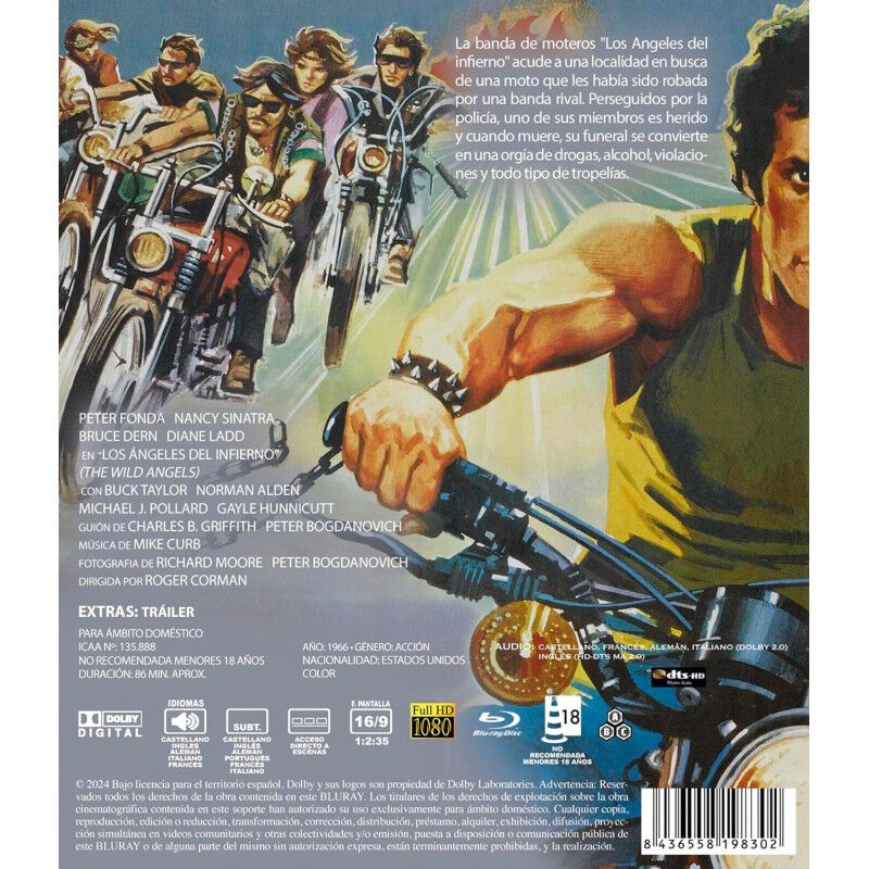 Los &Aacute;ngeles Del Infierno [blu-ray] (1966) The W... image number null