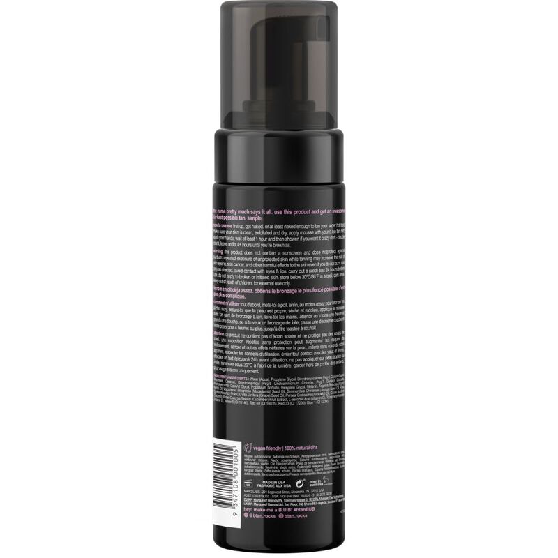 Mousse Autobronceadora B.tan Con El Texto &laquo;quie... image number null