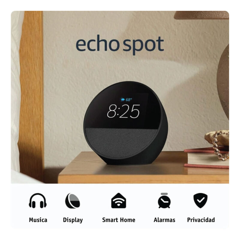 Bocina Inteligente Alexa Echo Spot despertador ... image number null