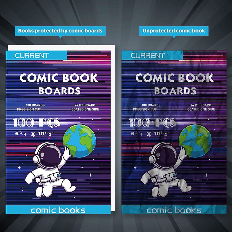 Yscare Cartones De Respaldo Para C&oacute;mics, Paquet... image number null