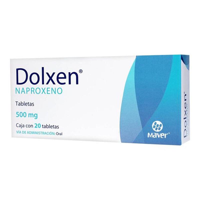 Dolxen 500mg caja 20 tabletas image number null