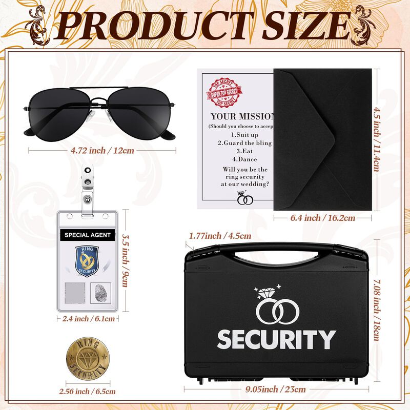 Set De Seguridad Para Portador De Anillos Aorih... image number null