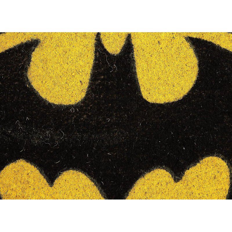 Felpudo Ovalado Logo Batman Cl&aacute;sico DC 60 x 40 ... image number null