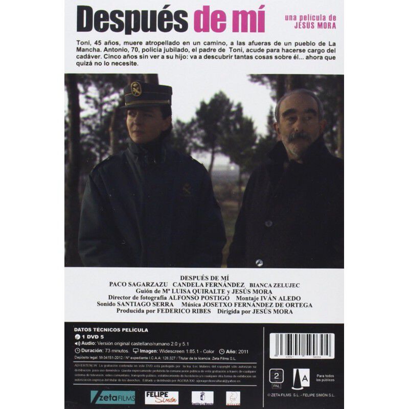 Despu&eacute;s De M&iacute; [DVD] (2012) image number null
