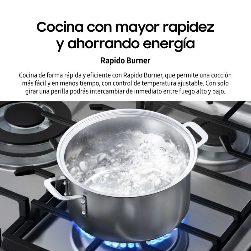 Estufa Samsung 30 Quemador Triple Flama Color P... image number null