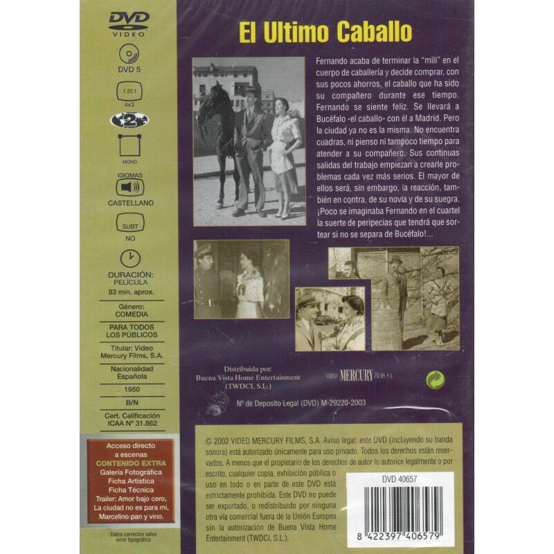 El &Uacute;ltimo Caballo [DVD] (1950) image number null