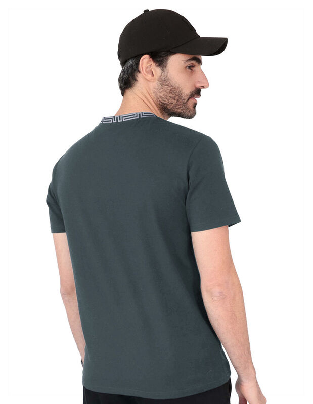 Playera Hombre Casual Premium Manga Corta Gris ... image number null