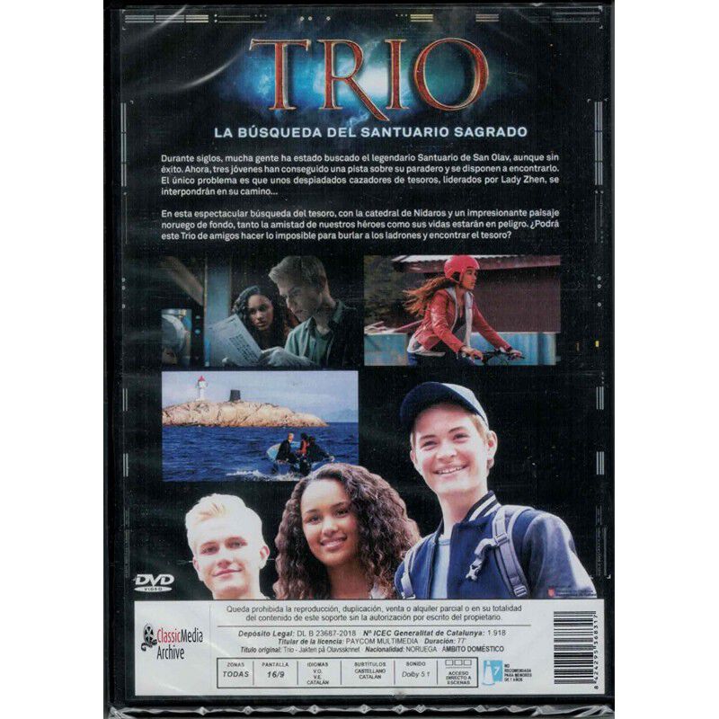 Tr&iacute;o. La b&uacute;squeda del santuario sagrado [DVD] (... image number null