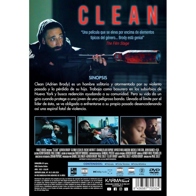 Clean [DVD] (2021) image number null