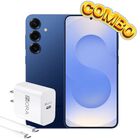 Combo Galaxy S25 128GB/12RAM Azul Marino + Adaptador de corriente