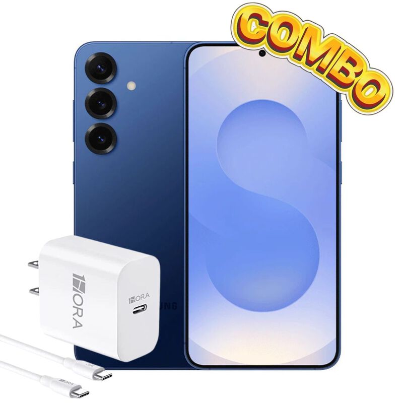 Combo Galaxy S25 128GB/12RAM Azul Marino + Adap... image number null