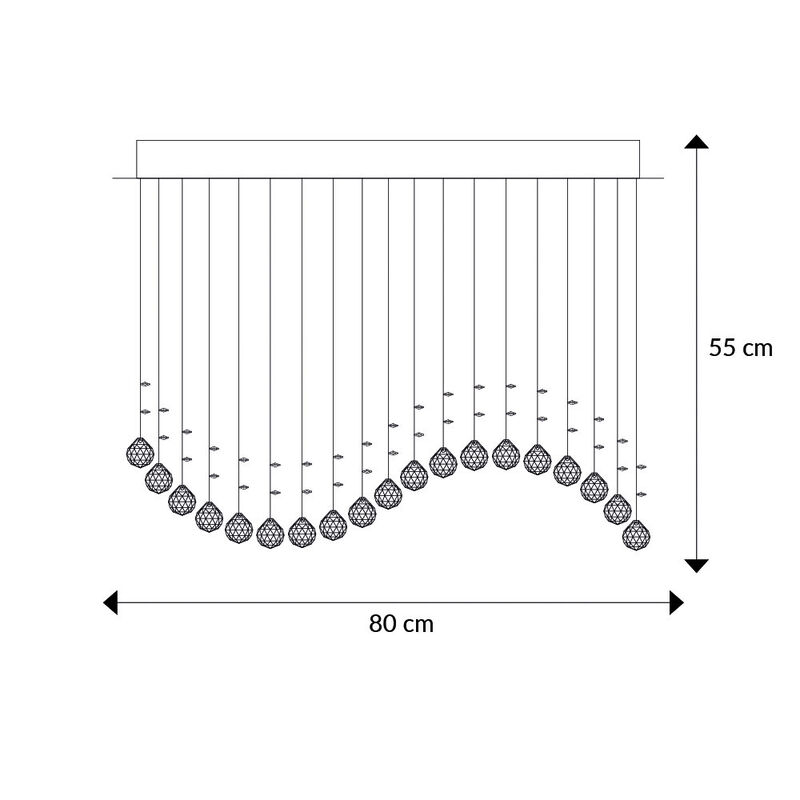 L&aacute;mpara de techo Mil Luces SERENELLA 004 image number null