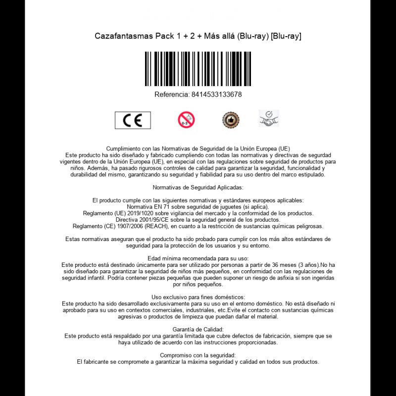Cazafantasmas Pack 1 + 2 + M&aacute;s All&aacute; (blu-ray) [... image number null