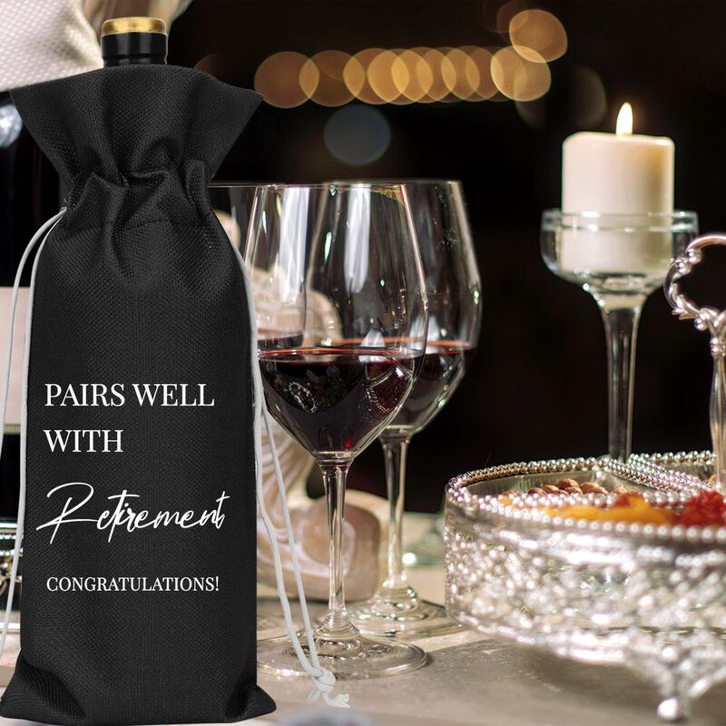 Bolsa De Vino Yuanhao 14 cm x 33 cm Negra - Reg... image number null