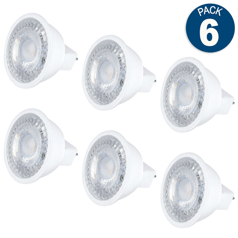 Pack de 6 focos LED Aksi 7W MR16 Dimeable Base ... image number null